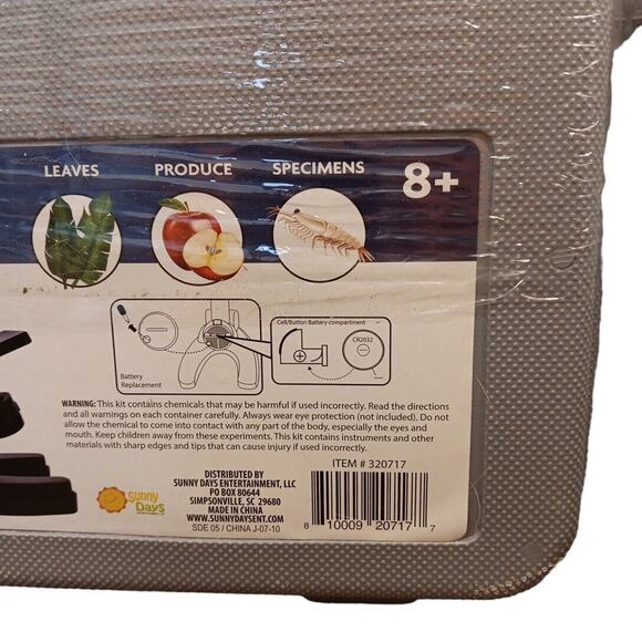 NEW Maxx Explore 48 Piece Children's Microscope Set Kit Carrying Case Ages 8+ - Picture 5 of 8